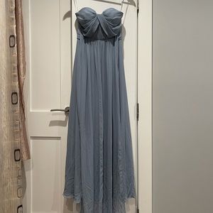 NWT|| Birdy Grey Grace Convertible Bridesmaid Dress in Dusty Blue || Size S